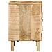 Comodini 2pz 40x32x46 Cm In Legno Massello Di Mango Grezzo - Foto miniatura 3