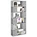 Lusso Casadino -  Libreria/divisorio Grigio Cemento 80x24x186 Cm In Truciolato - Foto miniatura 4