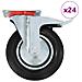 Ruote Girevoli 24 Pz 200 Mm - Foto miniatura 2
