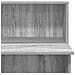 Banco Reception Grigio Sonoma 100x50x103,5 cm Legno Multistrato - Foto miniatura 8