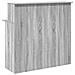 Banco Reception Grigio Sonoma 100x50x103,5 cm Legno Multistrato - Foto miniatura 7