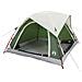 Tenda da Campeggio a Cabina per 4 Persone Verde Impermeabile - Foto miniatura 2