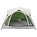 Tenda da Campeggio a Cabina per 4 Persone Verde Impermeabile - Foto miniatura 5