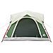 Tenda da Campeggio a Cabina per 4 Persone Verde Impermeabile - Foto miniatura 6