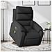 Poltrona Alzapersona Massaggiante Elettrica Nera in Tessuto - Foto miniatura 2