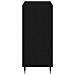 Armadietto per Dischi Nero Rovere 84,5x38x89 cm Legno Ingegnerizzato - Foto miniatura 7