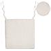 Cuscino Per Sedia Sassari Premium 46 X 46 Cm Beige Chiaro - Foto miniatura 3