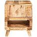 Tavoli da Fine Marrone 40 x 40 x 49 cm legno massello di mango - Foto miniatura 4