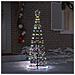 Albero di Natale LED con 390 LED Multicolore 250 cm Ferro - Foto miniatura 3