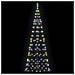 Albero di Natale LED con 390 LED Multicolore 250 cm Ferro - Foto miniatura 5