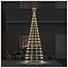 Albero di Natale LED con 800 LED Bianco caldo 400 cm Ferro - Foto miniatura 3