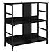 Libreria Rovere nero 78.5 x 33 x 82 cm Legno multistrato - Foto miniatura 1