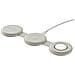 Caricatore Wireless 3-in-1 Compatibile Qi2 15w Modello Onthego Pieghevole, Beige - Foto miniatura 1