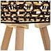Fioriera In Legno, Metallo E Corda Di Carta Marrone D29,5x19/42h - Foto miniatura 6