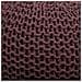 Puf In Cotone Intrecciato Marrone 40x40x30h - Foto miniatura 3