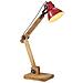 Lampada da Scrivania 25 W Rosso Anticato 23x18x96 cm E27 - Foto miniatura 1