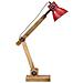 Lampada da Scrivania 25 W Rosso Anticato 23x18x96 cm E27 - Foto miniatura 4