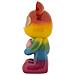 Scultura Orsetto Rainbow In Piedi In Resina Arcobaleno - Foto miniatura 3