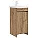 Mobile da bagno con lavabo Rovere Artigianale 42 x 40 x 84,5 cm - Foto miniatura 1