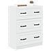 Mobile con Cassetti Bianco 66 x 34,5 x 87 cm - Foto miniatura 3