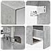 Set di Armadi da Bagno 5 pcs Grigio Cemento 50 x 14,5 x 70 cm - Foto miniatura 9