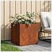 Vaso da giardino Ruggine 50 x 50 x 49 cm Acciaio Corten - Foto miniatura 2