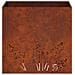 Vaso da giardino Ruggine 50 x 50 x 49 cm Acciaio Corten - Foto miniatura 5