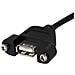 Cavo pannello USB 30 cm - Cavo USB A a collettore scheda madre F / F - Foto miniatura 3