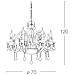 I-246/00900 - Lampadario classico in cristallo a otto bracci con sristalli decorativi 40 watt E14 - Foto miniatura 12