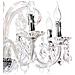 I-246/00900 - Lampadario classico in cristallo a otto bracci con sristalli decorativi 40 watt E14 - Foto miniatura 6