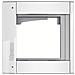Telaio Supporto Con Cornice 1 Modulo Sfera New Finitura Allwhite - Foto miniatura 1