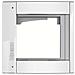 Telaio Supporto Con Cornice 1 Modulo Sfera New Finitura Allwhite - Foto miniatura 2