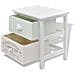 Comodini Francesi 2 Pezzi Shabby Chic In Legno - Foto miniatura 4
