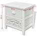 Comodini Francesi 2 Pezzi Shabby Chic In Legno - Foto miniatura 7