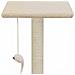 Albero Per Gatti Con Tiragraffi In Sisal 95 Cm Beige - Foto miniatura 6