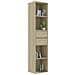 Libreria Rovere Sonoma 36x30x171 cm in Legno Multistrato - Foto miniatura 4