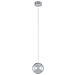 Lampada A Sospensione Moderna A Led, Cromata, Bianco Caldo 3000k 320lm - Foto miniatura 1