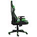 Sedia da Gaming Girevole Verde in PVC - Foto miniatura 2
