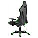 Sedia da Gaming Girevole Verde in PVC - Foto miniatura 6