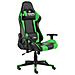 Sedia da Gaming Girevole Verde in PVC - Foto miniatura 1