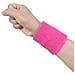 Sweatband Polso Sweatband 2 Pack 4 Pollici Sport Parasudore Wristband Morbido Cotone Addensare Per Tennis Ginnastica Calcio Basket Correre Sport Atletici (rose-rosso)  - Foto miniatura 2