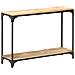 Tavolo Consolle 110x30x75 cm in Legno Massello di Mango - Foto miniatura 4