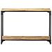 Tavolo Consolle 110x30x75 cm in Legno Massello di Mango - Foto miniatura 7