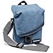MADRID TWO Vario 200 canvas blue Camera bag with shoulder strap for CSC cameras e. g. Canon Powershot G1 X Mark II (up to G3 X) EOS M10, Fuji X100T, Leica X-E, Nikon Coolpix P7800, Olympus Stylus 1s. Blu - Foto miniatura 1