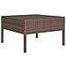 Set Divani Da Giardino 8 Pz Con Cuscini In Polyrattan Marrone - Foto miniatura 3