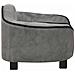 Divano Per Cani Grigio 67x47x36 Cm In Peluche - Foto miniatura 4
