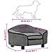 Divano Per Cani Grigio 67x47x36 Cm In Peluche - Foto miniatura 8