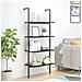 Scaffale Pendente A 4 Livelli Nero 64x35x152,5 Cm - Foto miniatura 1