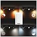 Lampada Da Soffitto White Ambiance Tre Faretti Gu10 Hue Runner Nero 109x480x89 Mm Metallo - Foto miniatura 1