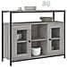 Credenza Grigio Sonoma 100x35x80 Cm In Legno Multistrato - Foto miniatura 3
